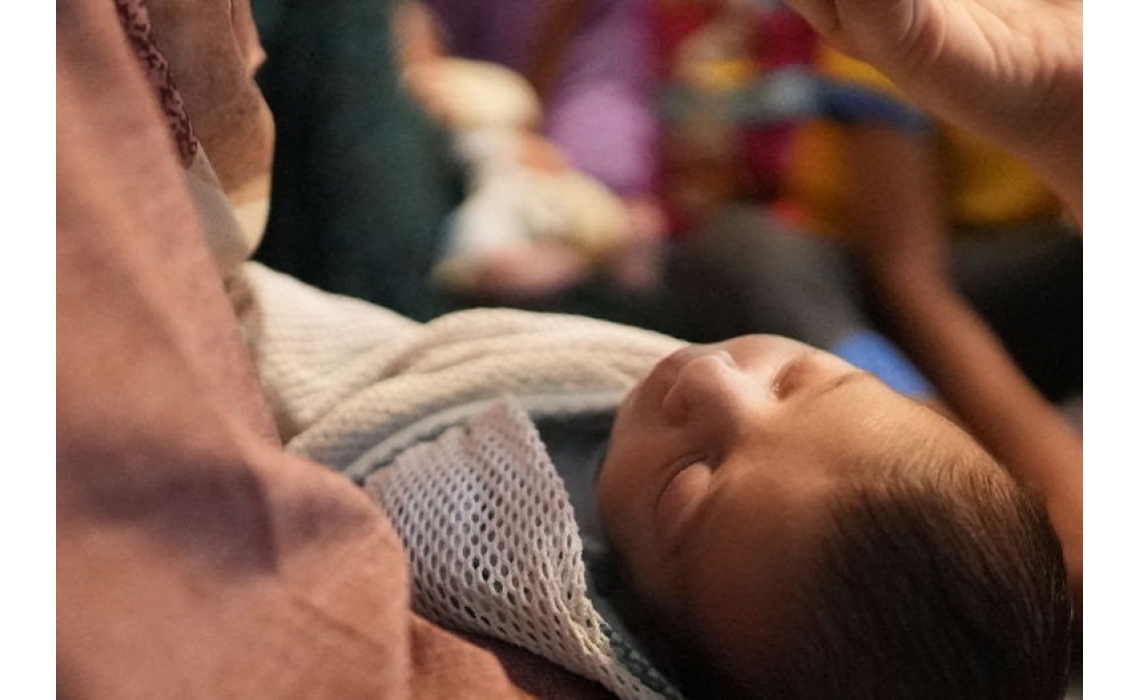Report on donation to mothers in Gaza