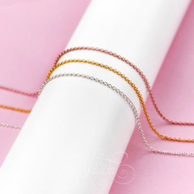 Rolo chain for breastmilk pendant