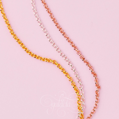 Rolo chain for breastmilk pendant