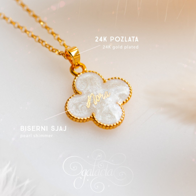 Serenity Four Leaf Clover Pendant