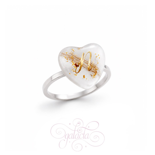 Heart-Shaped Breastmilk Ring | Personalized Jewelry for Mothers