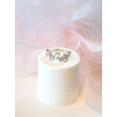 Dainty branch breastmilk ring – keepsake jewelry