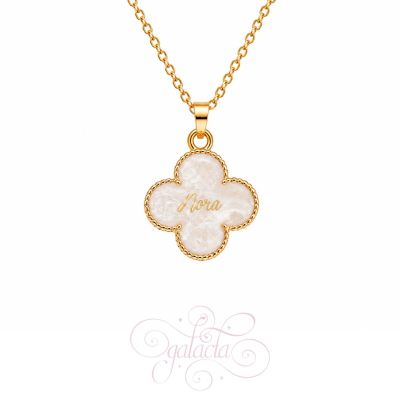 Serenity Four Leaf Clover Pendant