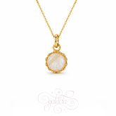 Crowned Breastmilk Pendant Necklace - A Majestic Celebration of Motherhood