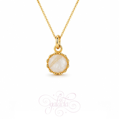 Crowned Breastmilk Pendant Necklace - A Majestic Celebration of Motherhood