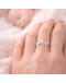 Dainty branch breastmilk ring – keepsake jewelry