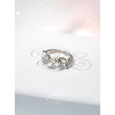 Dainty branch breastmilk ring – keepsake jewelry