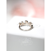 Dainty branch breastmilk ring – keepsake jewelry