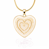 Heart-Shaped Breastmilk Pendant With Hair Art | Personalized Jewelry for Mothers