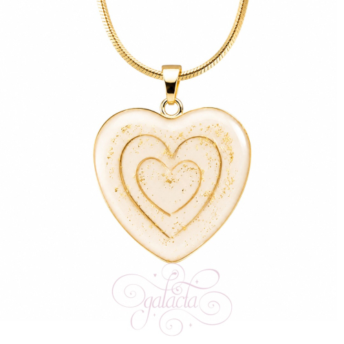 Heart-Shaped Breastmilk Pendant With Hair Art | Personalized Jewelry for Mothers