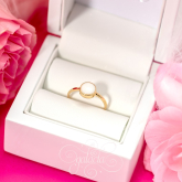 Breastmilk Ring With Round Stone | Jewelry for Mothers