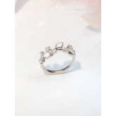 Dainty branch breastmilk ring – keepsake jewelry